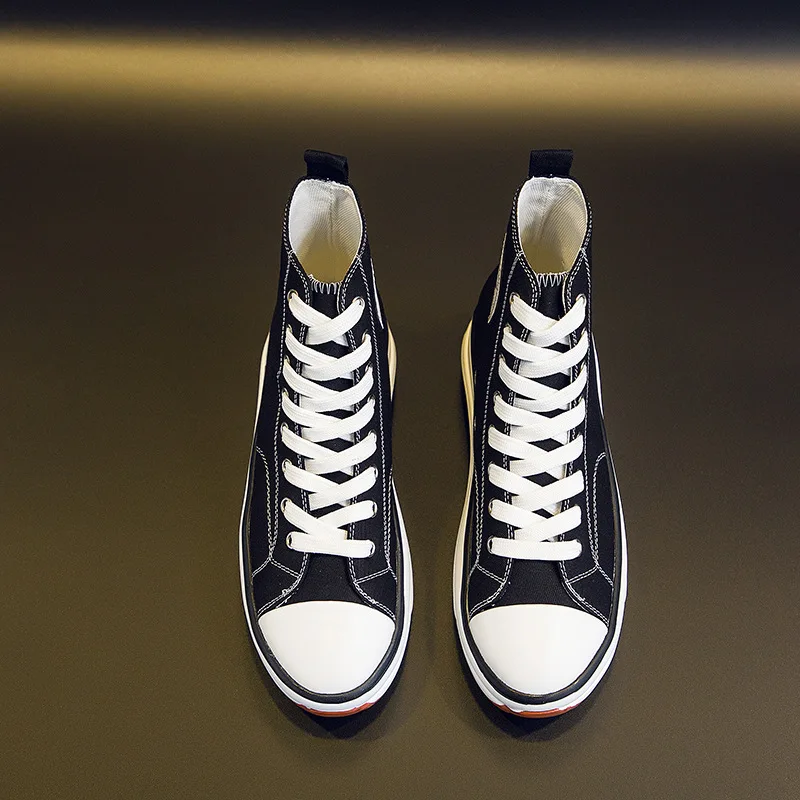 

CONVECanvas Sneakers Ladies High Top Sneakers Ladies 2021 Autumn Women's Shoes Breathable Men And Women Jay White Black Sneakers