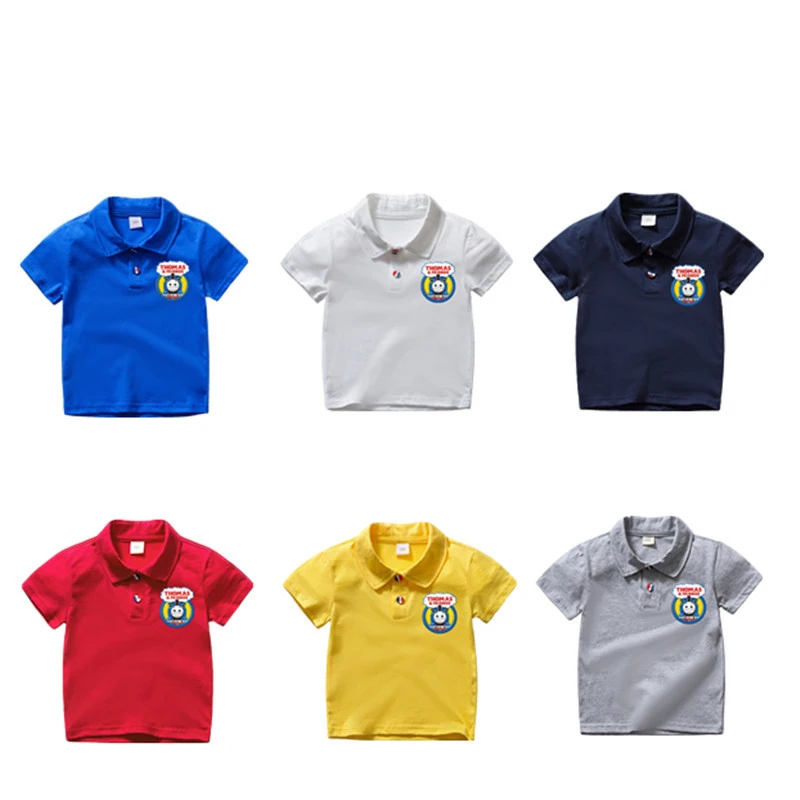 Одежда для мальчиков Thomas and Friends рубашка поло короткая хлопковая вязаная с