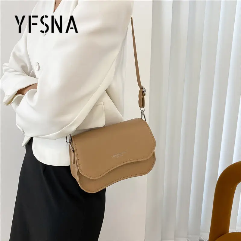 

Female bag Hong Kong Style crossbody bags cheap women's bag Letter Saddle bags for women Handbags casual Shoulder bag Female Bag
