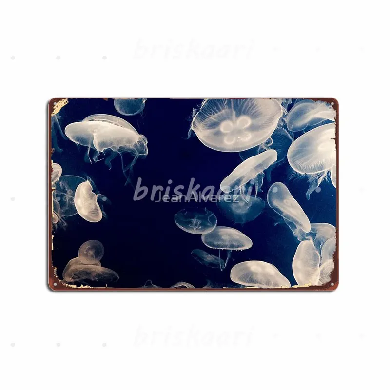 

Jellyfs Metal Signs Printing Pub Garage Plates Wall Cave Metal Posters