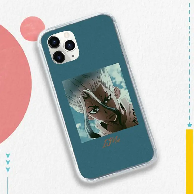 

Animal Dr.STONE Comics luxury protective Phone Case funda for iPhone 11 12 pro XS MAX 8 7 6 6S Plus X 5S SE 2020 XR