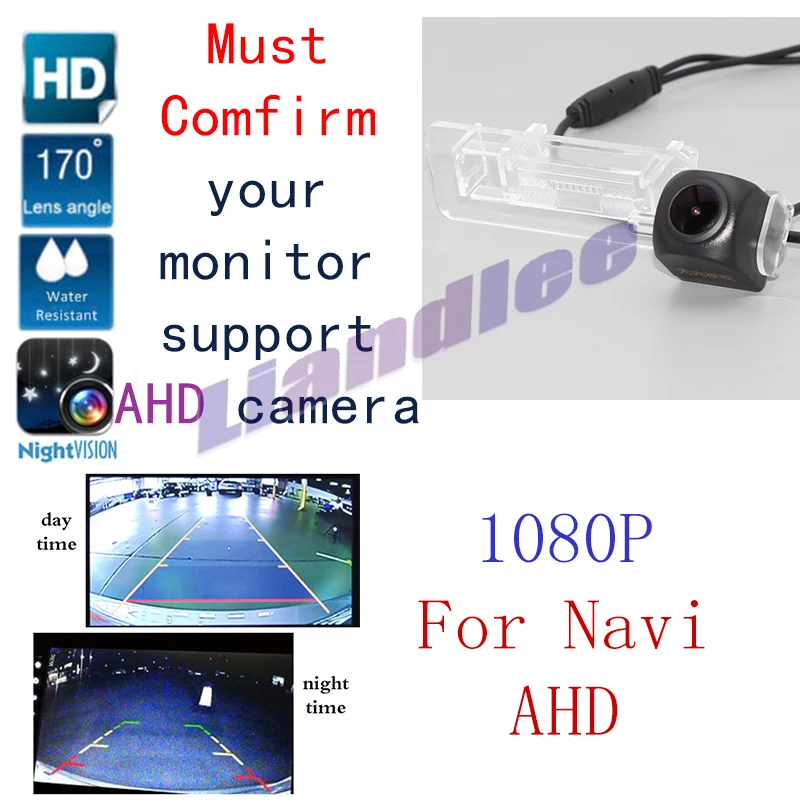 

Car Rear Camera For Smart Fortwo Smart ED Big CCD Night View Backup Reverse AHD Vision 1080 720 RCA WaterPoof CAM