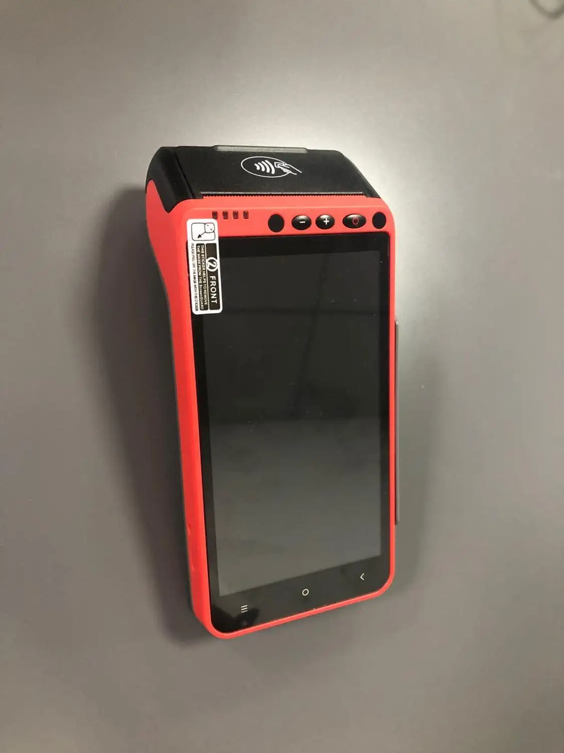 Wifi 4G Android 7 0 ручной pos терминал с 2D сканером и считывателем отпечатков пальцев HCC