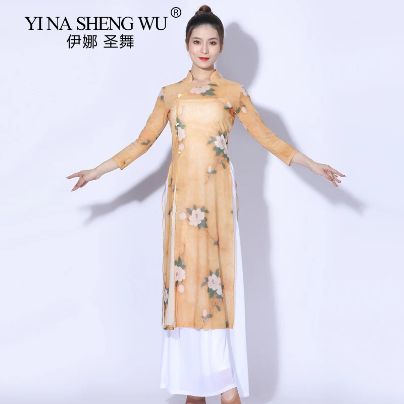 Летняя Классическая искусственная элегантная марлевая расцветка в китайском