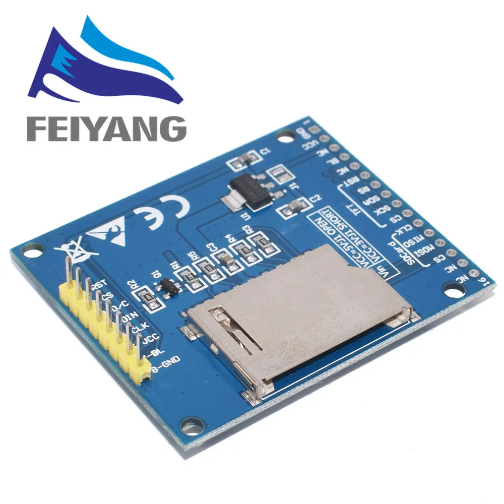 Мини 1,8 дюймовый серийный SPI TFT ЖК-модуль дисплей с адаптером PCB IC 128x160 точечная матрица 3,3 V 5V IO Inerface Cmmpatible 1602 5110