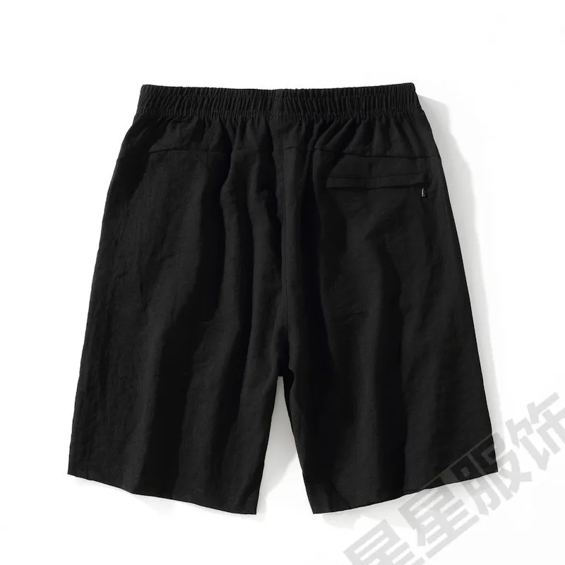 Мужские хлопковые шорты повседневные Бермуды пляжные размеры 8XL 6XL 5XL лето |