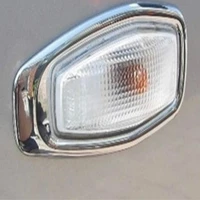 high quality1 pairabs chrome turn light directional lamp cover fit for hyundai tucson 2005 2009
