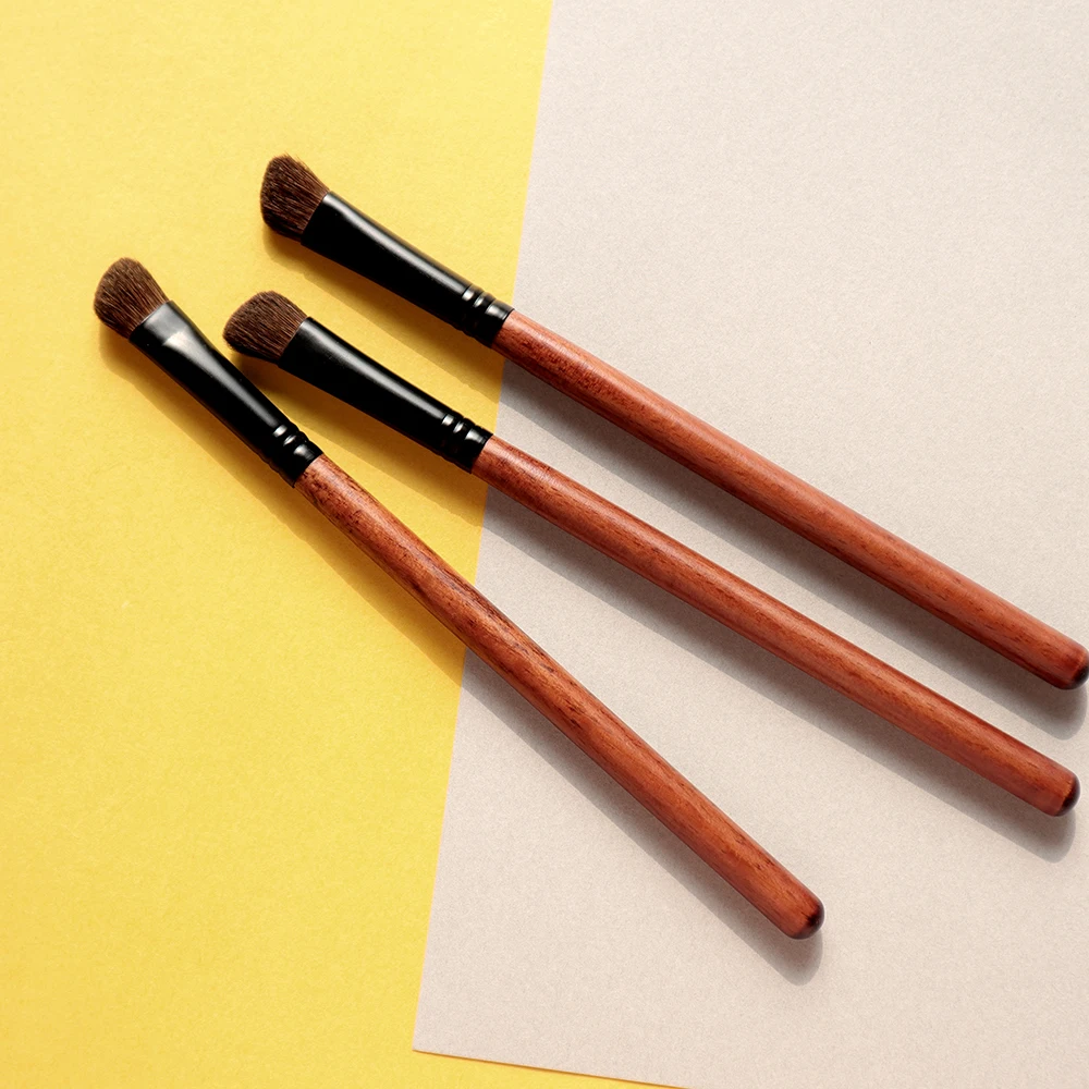 1 шт. кисти для макияжа глаз скошенная плоская кисть натуральные волосы пони