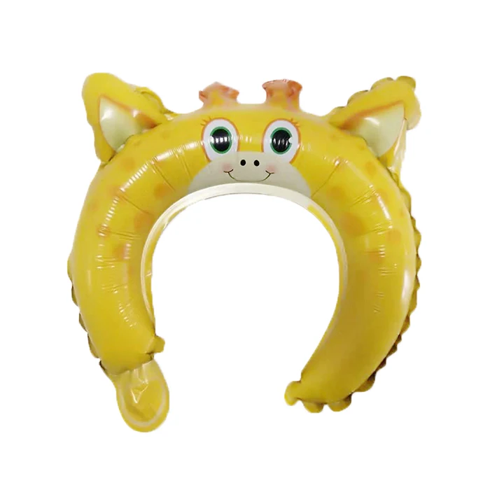 Deer 10pcs 10 шт./лот милый Микки повязка на голову "Минни" фольгированный шар кролик медведь животные воздушные шары Детские игрушки День рождения украшения - Цвет: Deer 10pcs