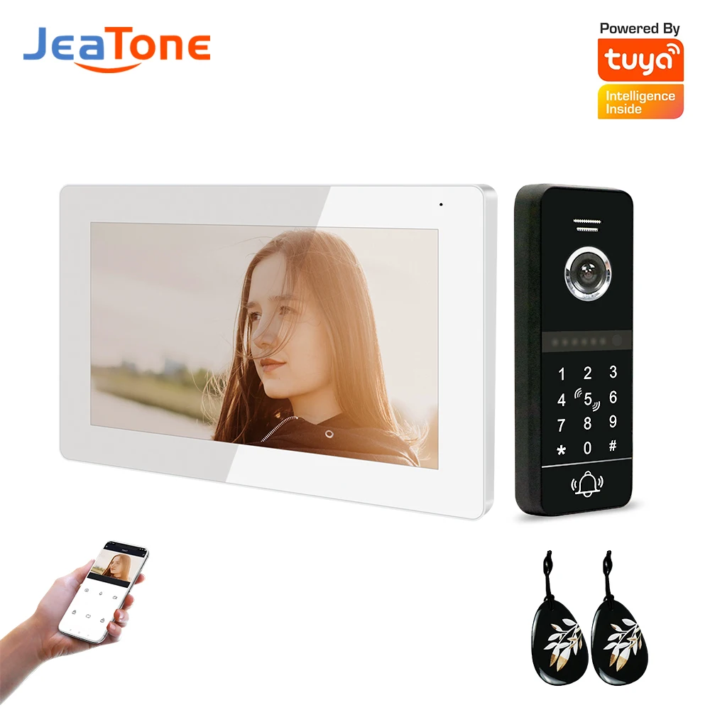 

Видеодомофон Jeatone 960P, Wi-Fi, 4 провода