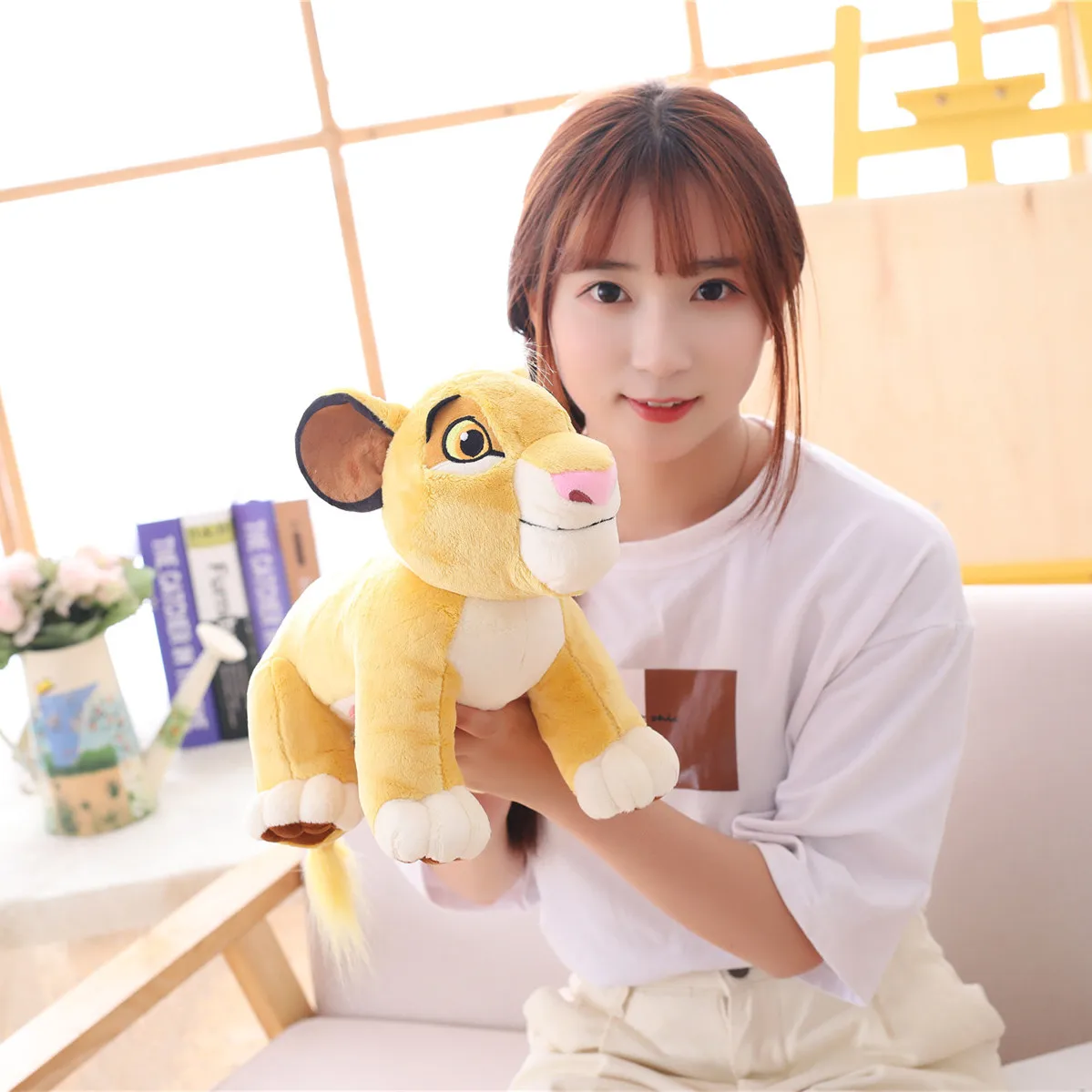 Милый Simba Король Лев Плюшевые игрушки Kawaii мышь аниме фильм Мягкие чучело куклы игрушки для детей девочка подарок на день рождения