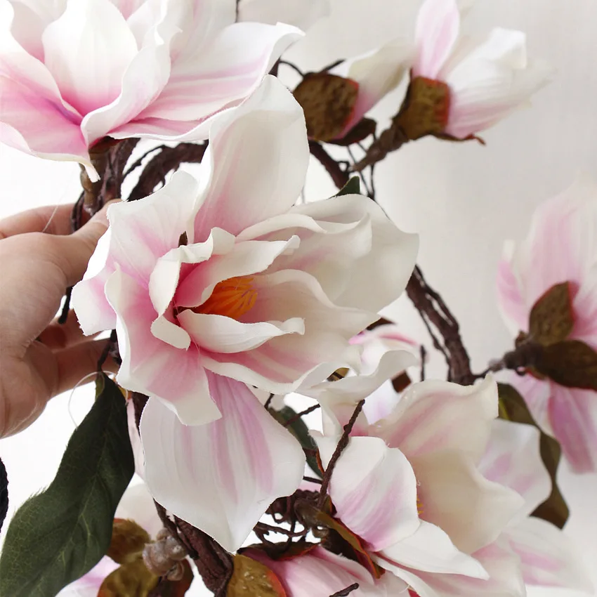 5,9 fuß Künstliche Blume Rattan Blume String Magnolia Blume Dekoration Schlafzimmer Reben – Detail 7