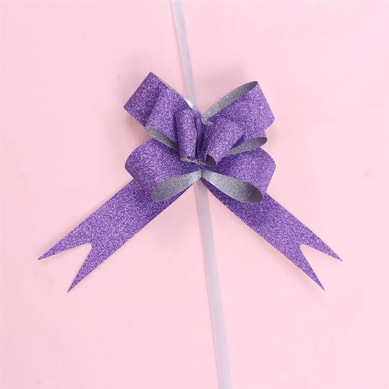 100 шт. тянуть Луки автомобиля подарочная упаковка сувениры сумка строка банты для