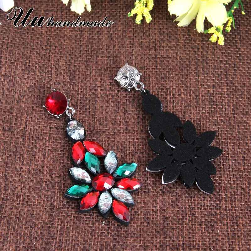 Женские богемные цветочные серьги Brinco свободно болтающиеся подвески с