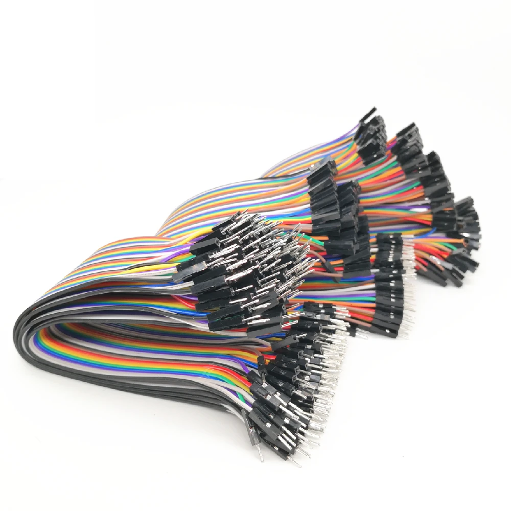 Dupont Line 10 30 см 120 шт. 40 контактный штекер гнездо перемычка кабель для arduino Набор