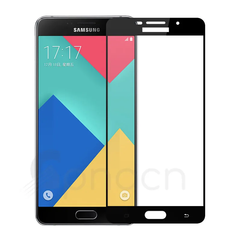 9D полное покрытие из закаленного стекла на для Samsung Galaxy A7 A5 A3 J3 J5 J7 S7 Защитная пленка для экрана