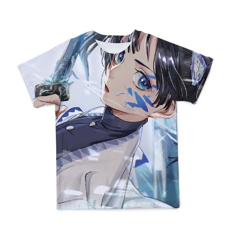 

2021 Summer Demon Slayer Children's Clothing 3D Print Fashion T-shirt Boys/Girls Anime T-shirts Tops Hot Character T Shirt