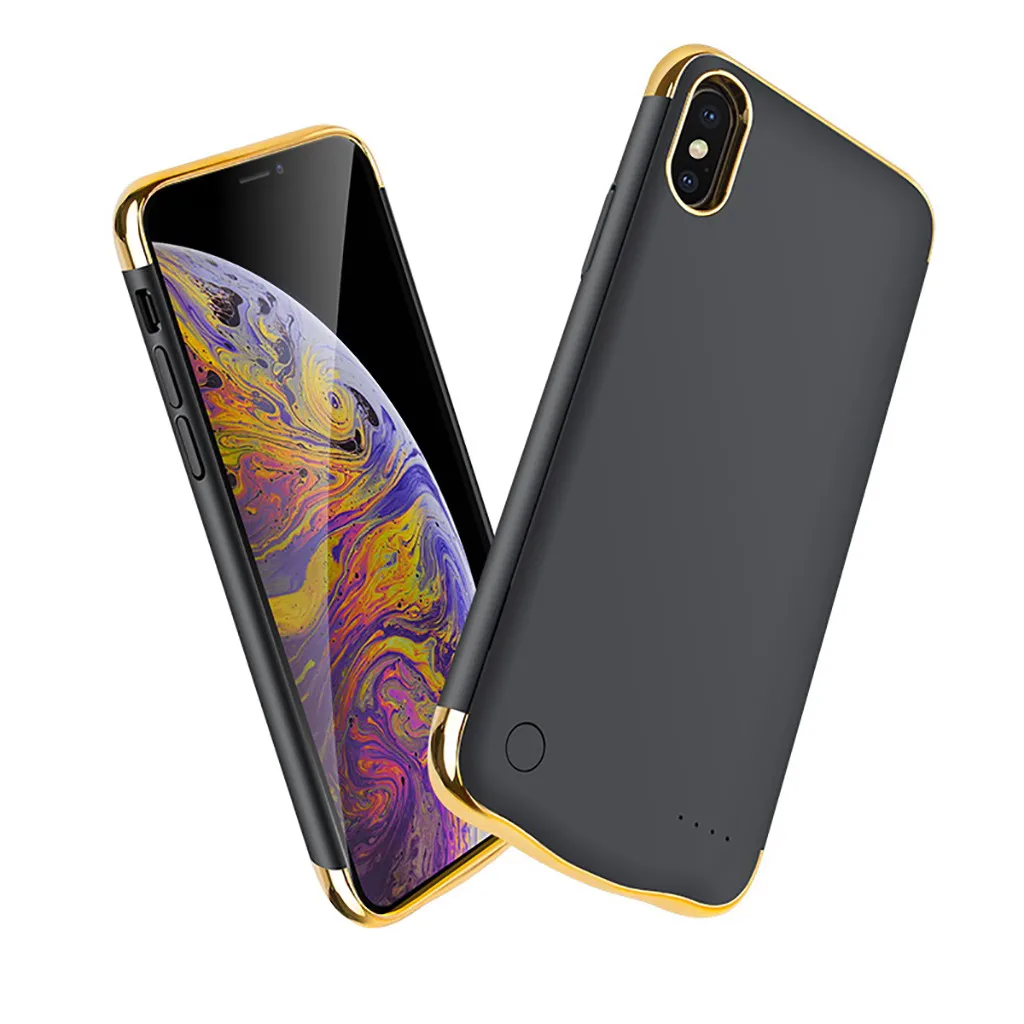 Расширенный аккумулятор 5800 мач чехол для телефона зарядки iphone X/XS 5 8 дюйма/XR 6 1