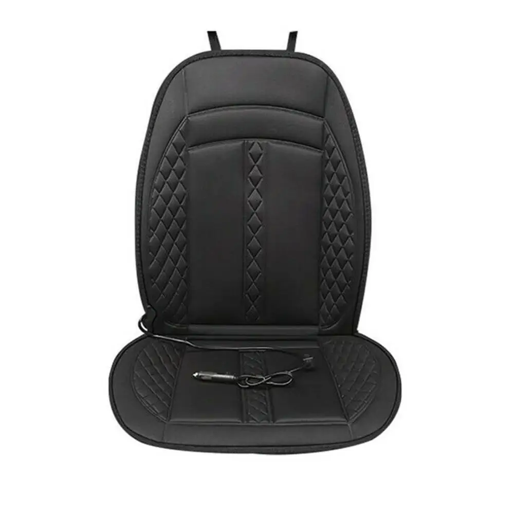 Новый 12V Подогрев анти-скольжение Регулируемый Чехол подушки сиденья автомобиля