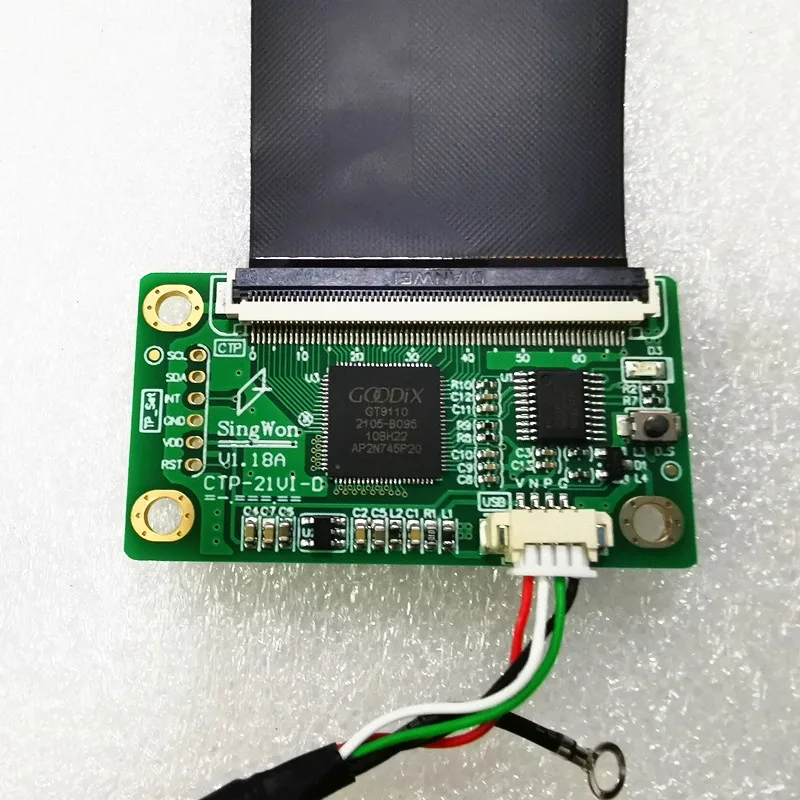 Емкостный сенсорный экран 17 3 дюйма для Raspberry Pi linux WIN7 8 10 и систем Android USB Plug and Play G +