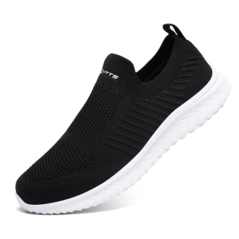 

2021 Autumn Men Vulcanize Shoes Mesh Men Shoes Lightweight Comfortable Men's Sneakers Fashion Slip On Flats Shoes Male Loafers
