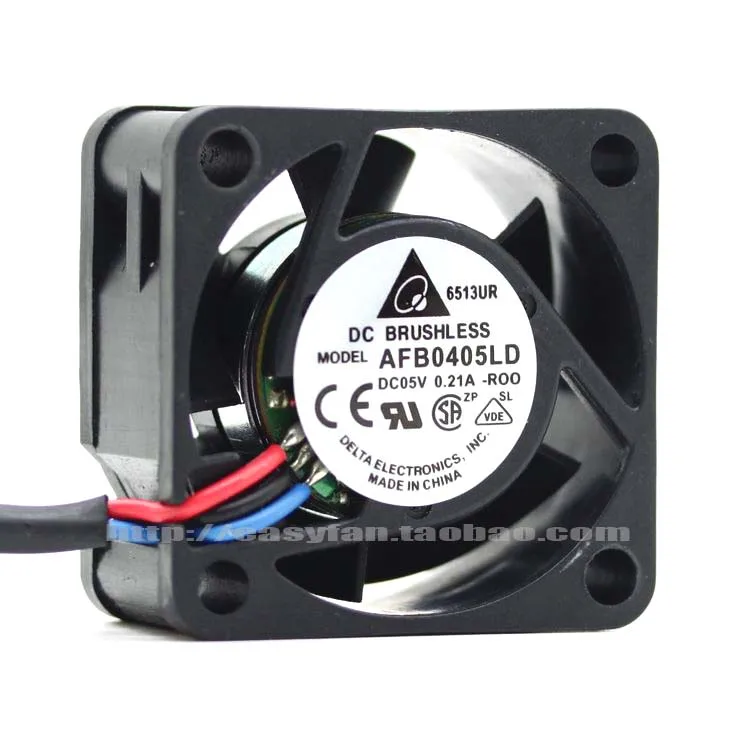 Вентилятор охлаждения Delta AFB0405LD, 4020 дюйма, 5 В, а, 4 см, USB-вентилятор 40x40x20 мм
