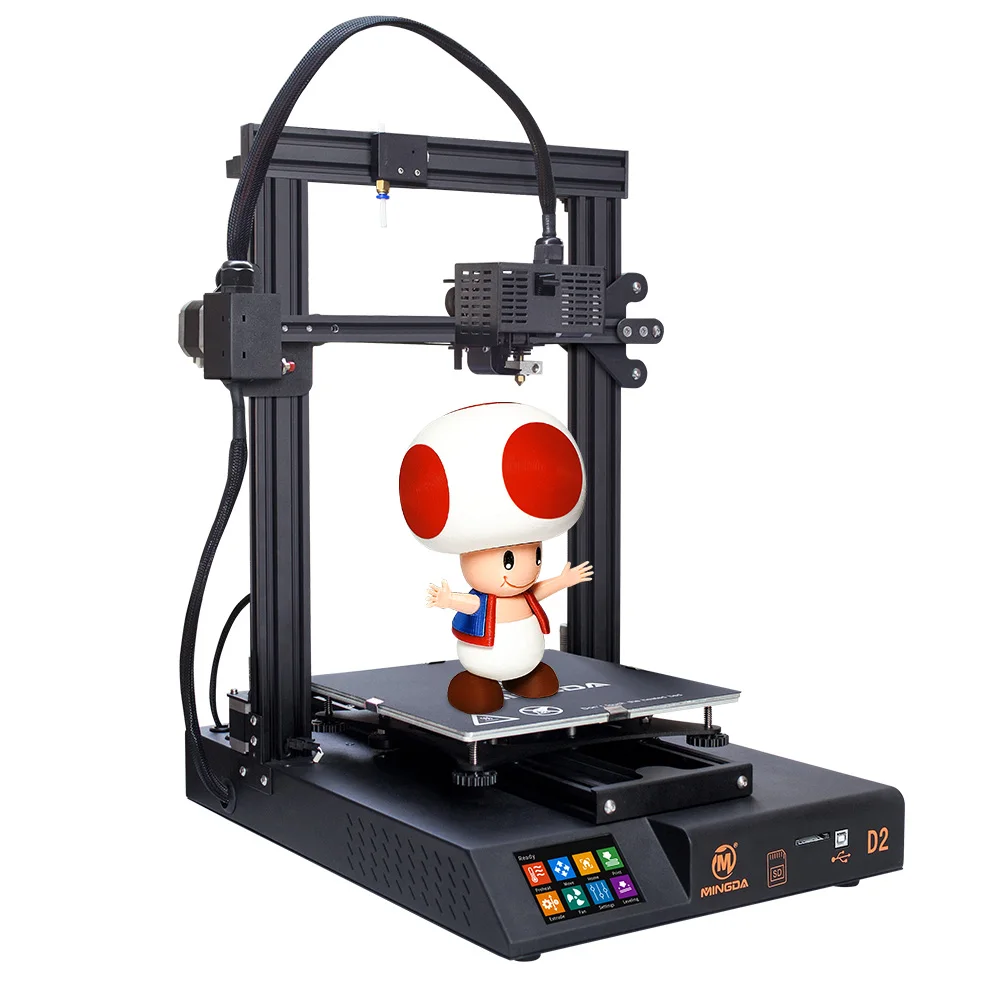 230x230x260mm MINGDA D2 3D Printer Touch Screen Print with proximal extruder Kit | Компьютеры и офис