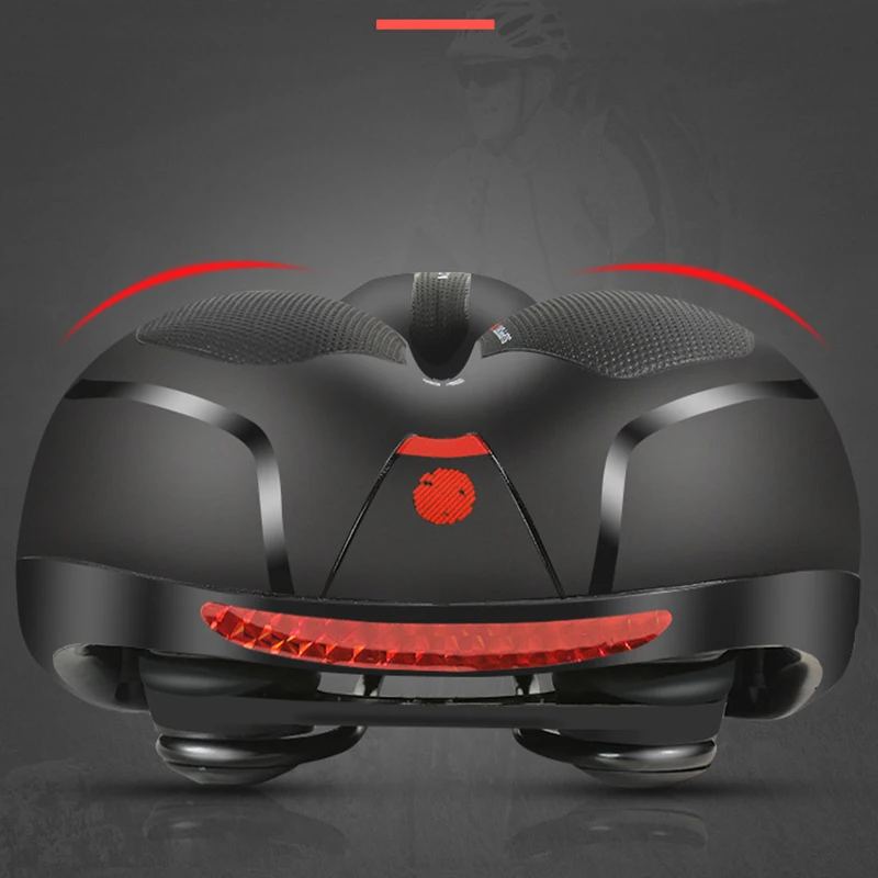 Велосипедное седло Promend 2021 широкая Светоотражающая полоса удобная подкладка для