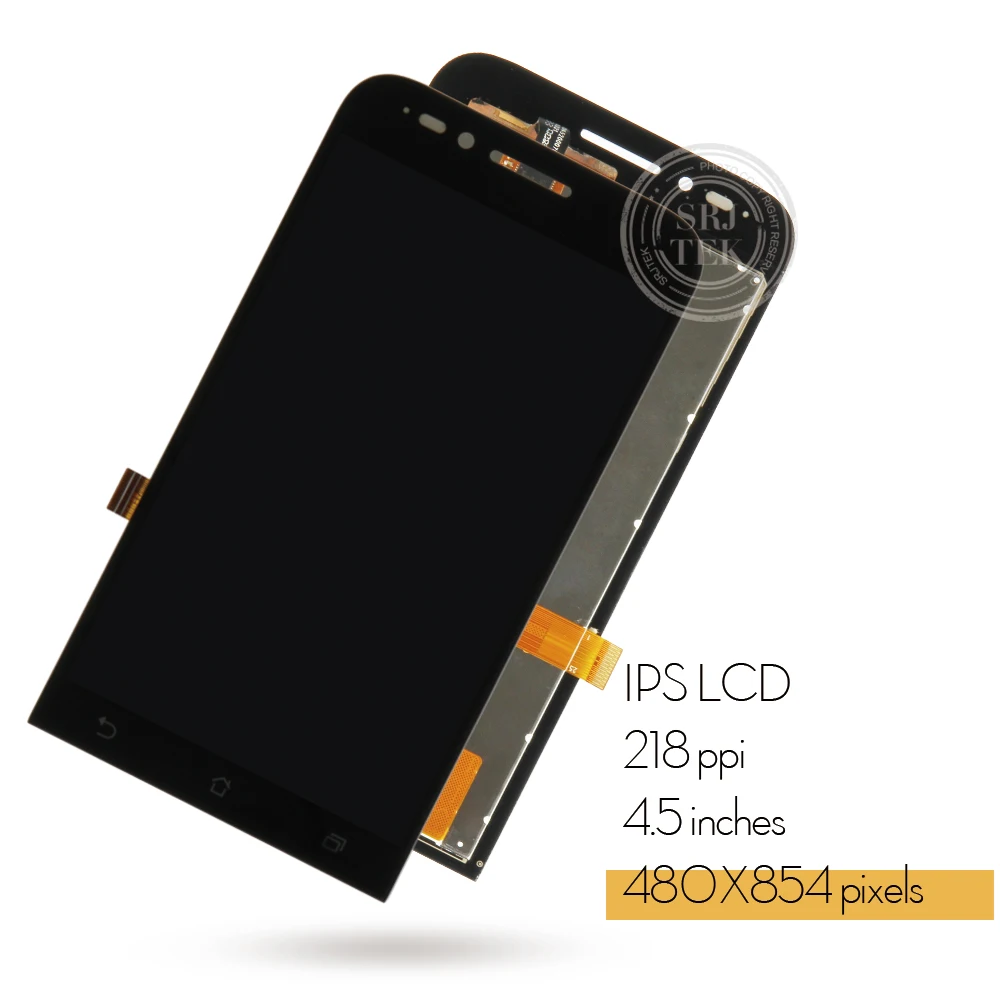 Для ASUS Zenfone Go ZC451TG lcd дигитайзер Датчик внешнее стекло с рамкой 4 5 '𧡔*480 для