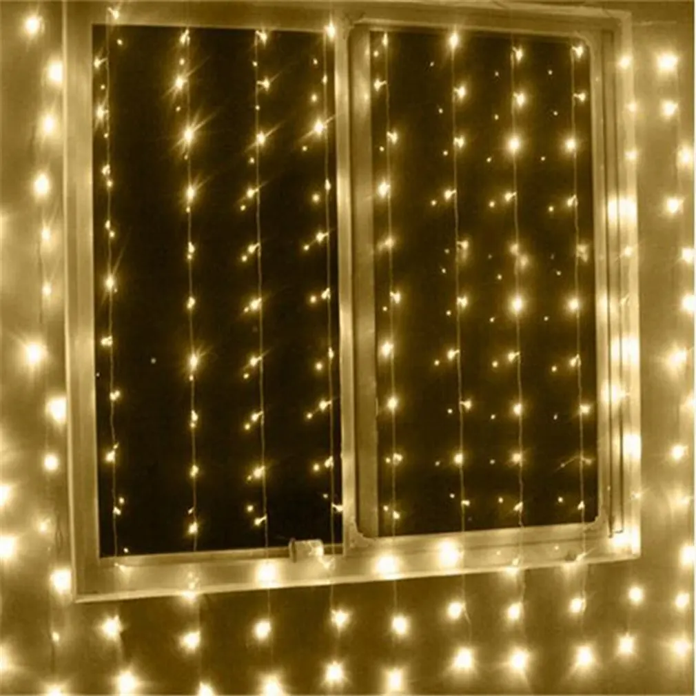 

Fairy Curtain Lamp Super Bright LED Ice String Lights Garden Decorative String Lamp Christmas Wedding Party Decor