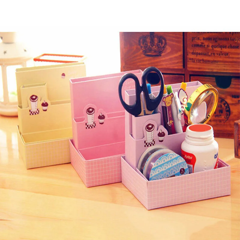 Модная практичная коробка для хранения бумажных досок DIY канцелярские