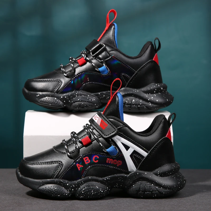 Новая детская Баскетбольная обувь Кроссовки для мальчиков Нескользящие