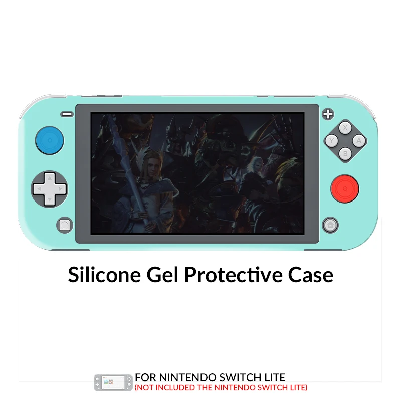 blue Защитный силиконовый чехол с изображением лягушки для nintendo Switch Lite, аксессуары для nintendo Switch NS Lite - Цвет: blue