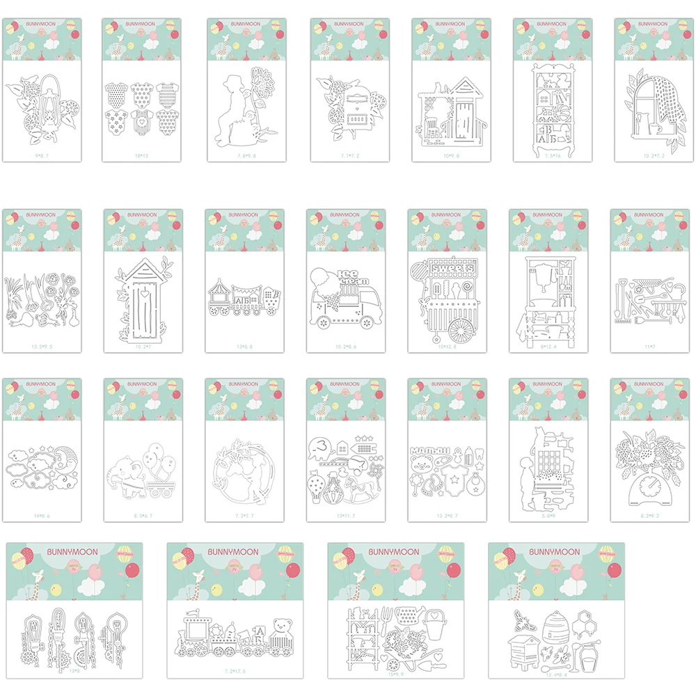 Милые металлические штампы CH Новое поступление трафареты для сделай сам