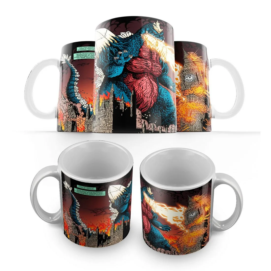 Кружка: Godzilla comics(годзила комикс марвел ди си marvel dc человека паук - Цена: 5.83