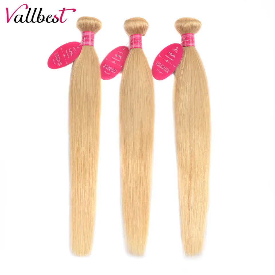 613 светлые пучки с фронтальным перуанским прямые волосы Реми закрытием