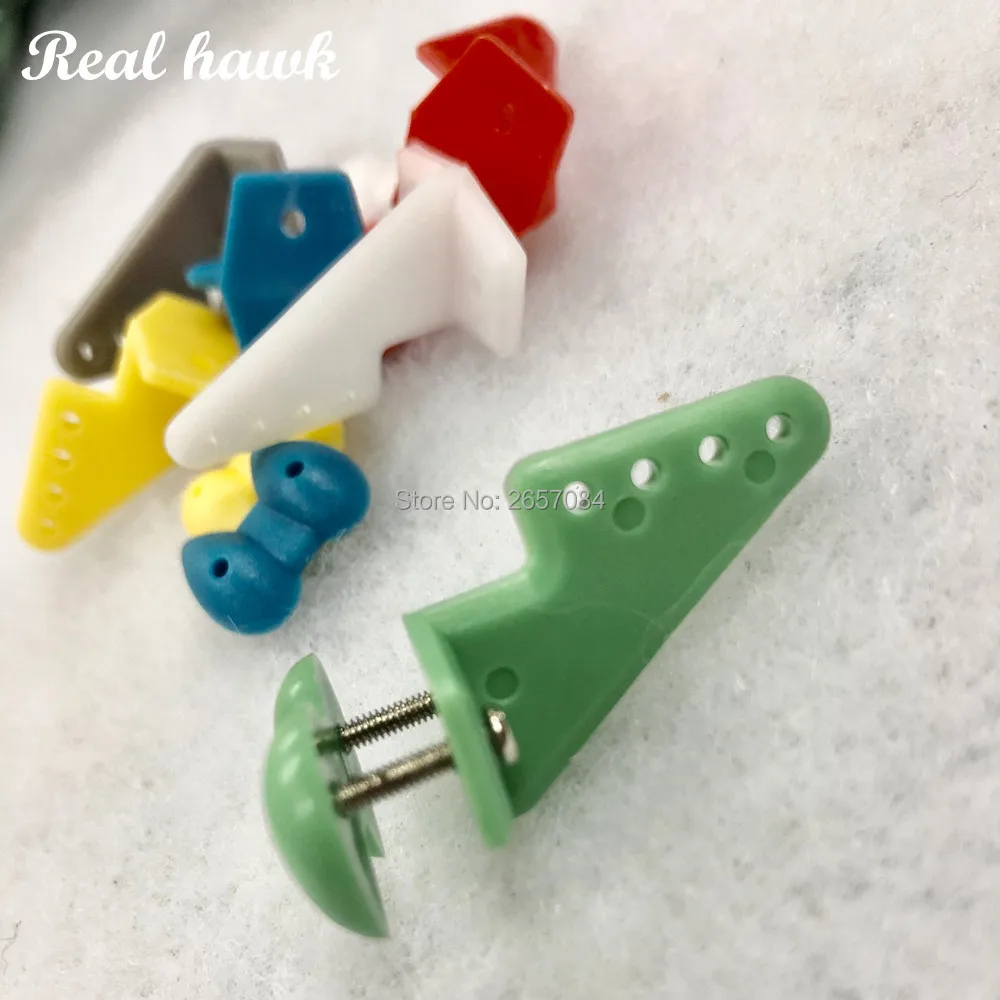 10 компл./лот 6 цветов с винтовыми булавками M2x10mm 20x27 4 отверстия L20xH27 RC Самолеты