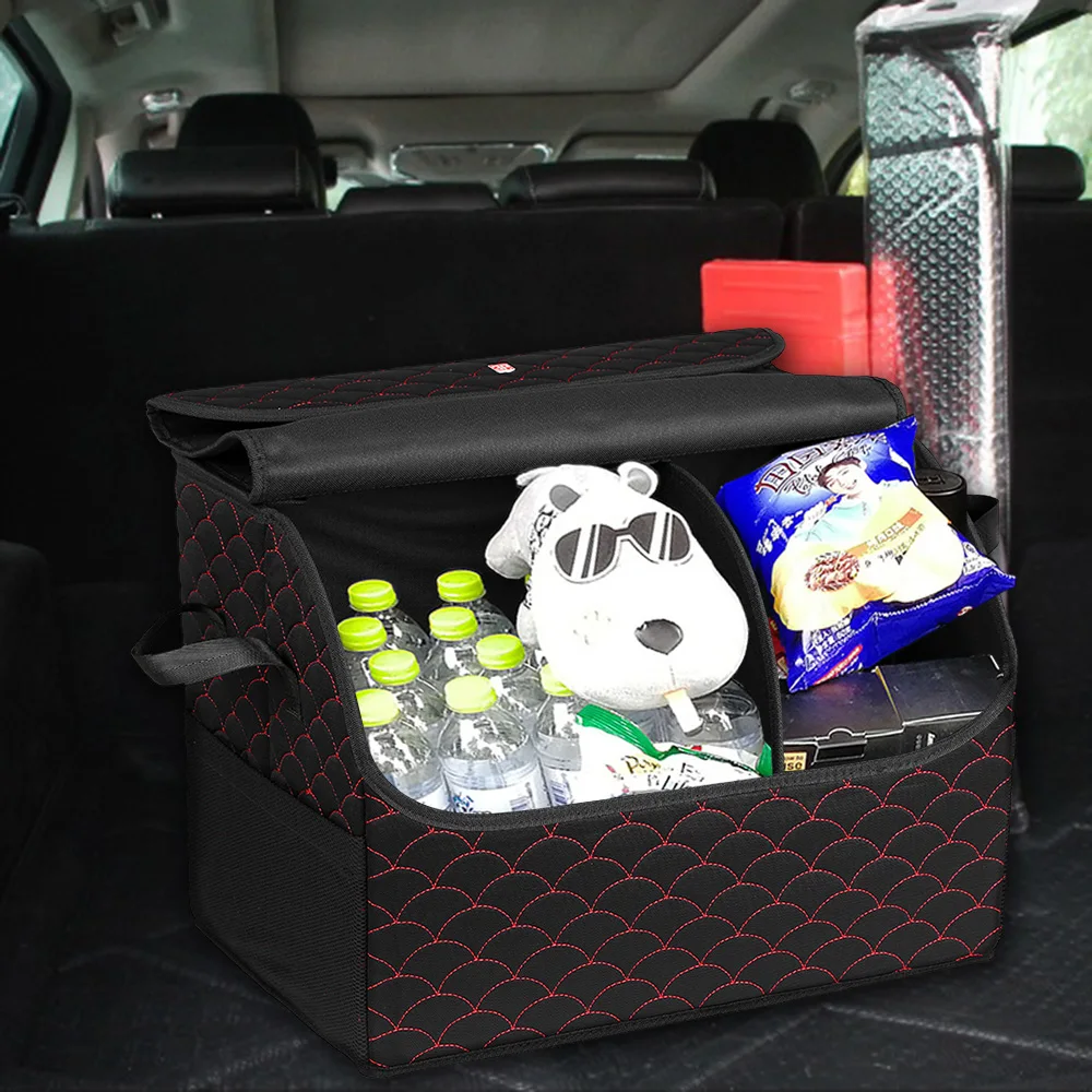 

3PAUTO Universal Car Storage Organizer Trunk Collapsible Toys Food Storage Truck Cargo Container Bags Box Toys Container Box