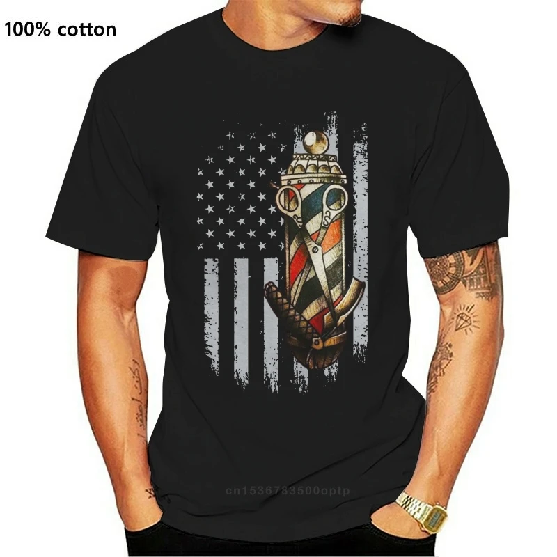 

Мужская футболка специальный дизайн-Парикмахерская Передняя Футболка женская мужская футболка