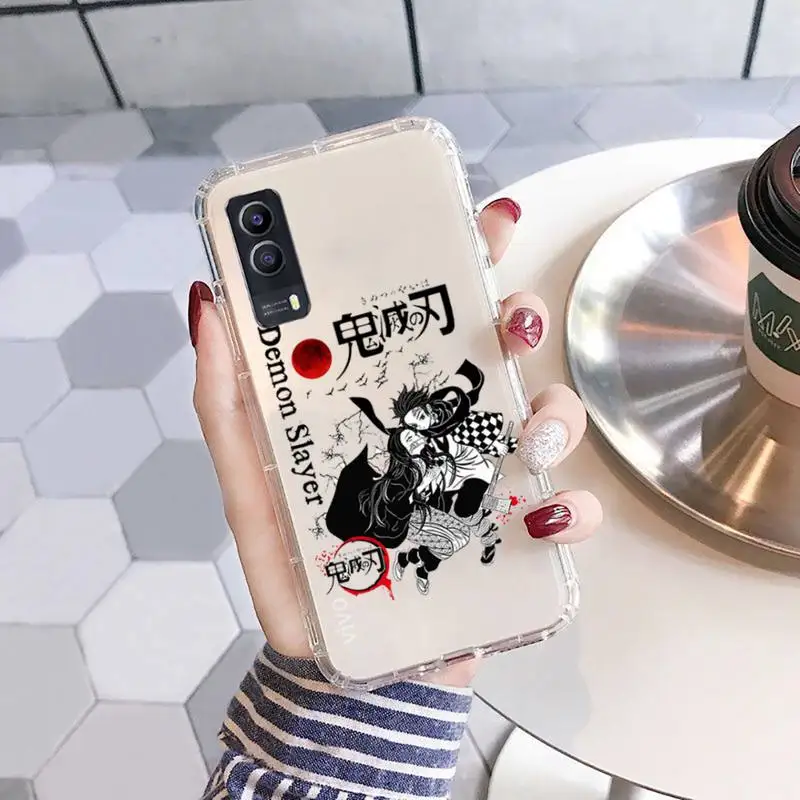 

Demon Slayer Kimetsu No Yaiba Phone Case Transparent For vivo iqoo 93 9 97 7 3 6 5 1 11 81 85 73 75 71 v y z s x pro