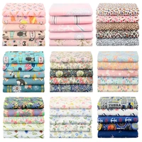 teramila new style color 5 pcs pack printed cotton cloth for needlework patchwork sewing japanese diy handmade quilting fabric