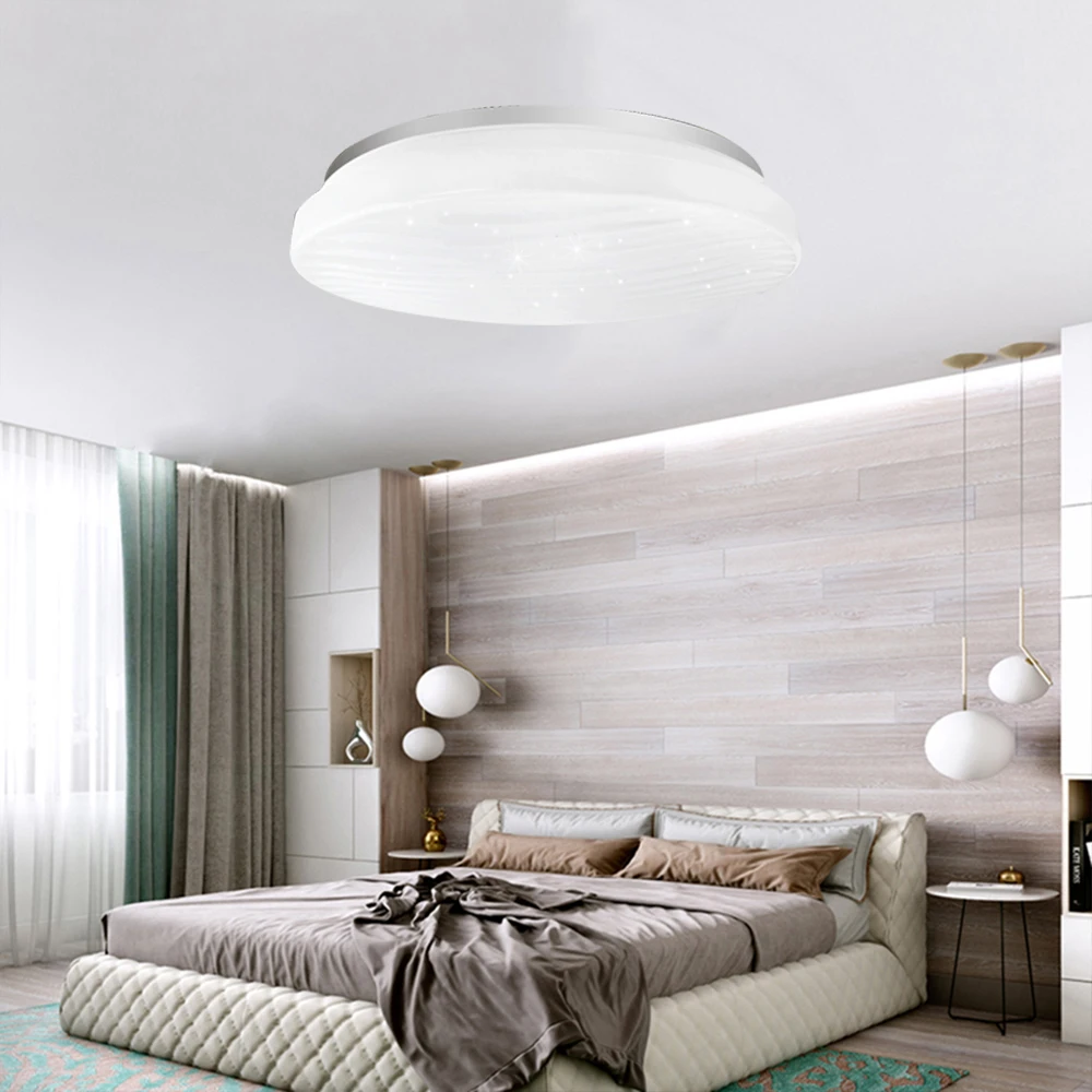 

Modern Led Ceiling Lights 220V LED Ceiling Lamp Lighting Fixtures 48W 24W 12W For Living Room Bedroom Kitchen Office Led Lights