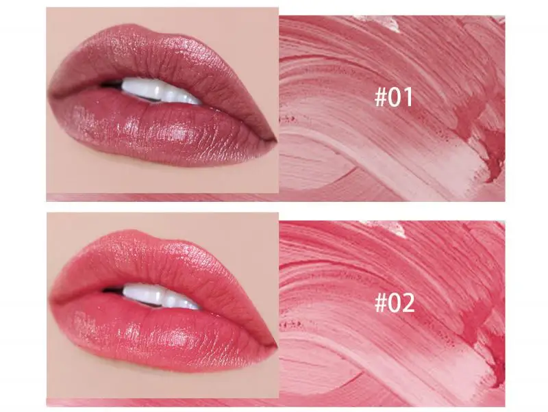 Водостойкая помада матовый бархатный блеск для губ жидкий стойкий макияж