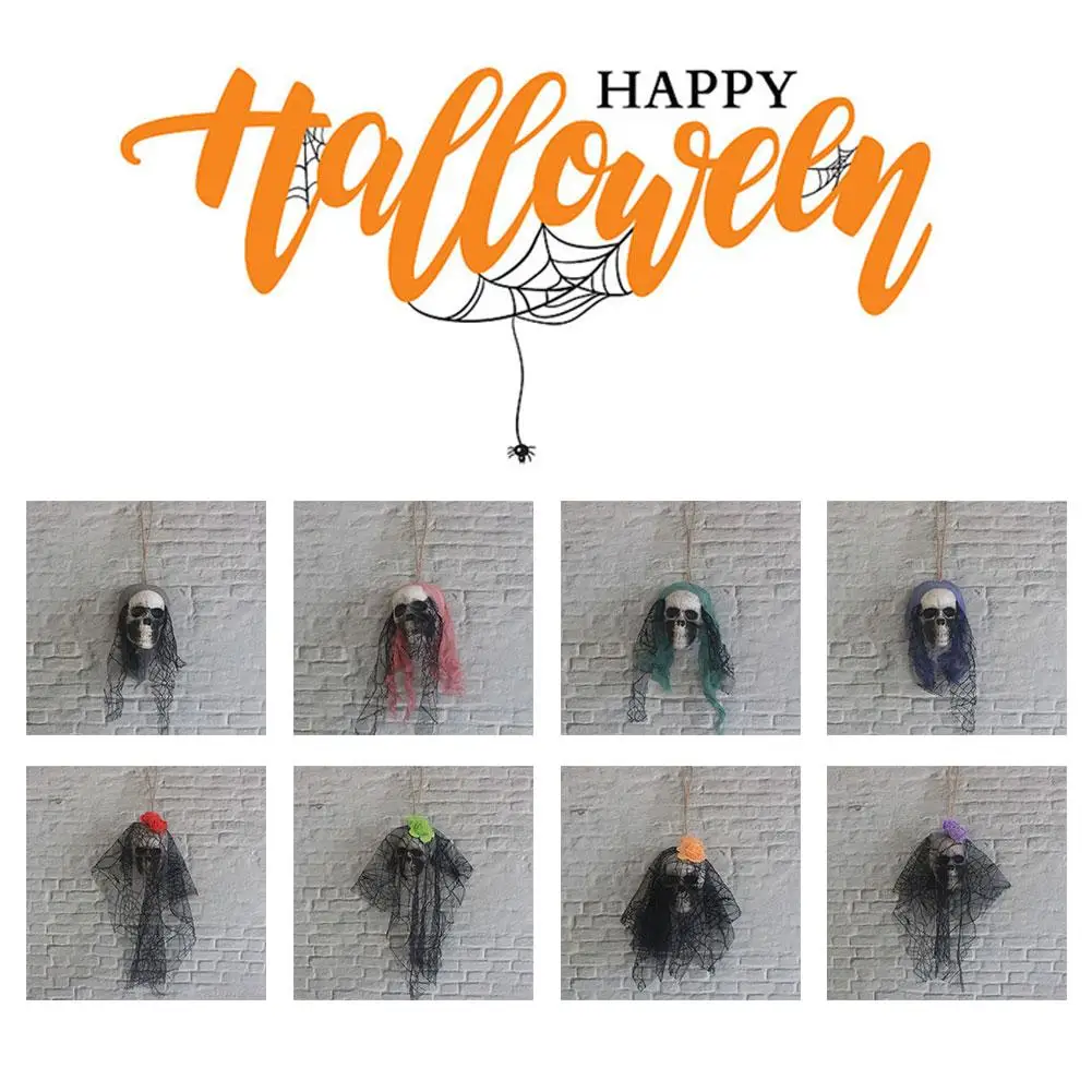 Украшение на Хэллоуин череп подвесной Призрак для дома с привидениями Мрачный