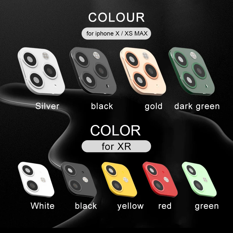 Наклейка на объектив камеры Adesivo для Iphone Xr Xs Max наклейки с поддельных камер 11