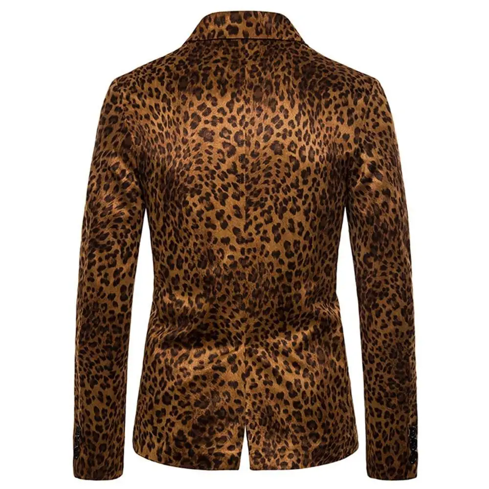 Модный облегающий блейзер в европейском стиле с леопардовым и змеиным принтом