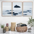 Абстрактная Картина на холсте в китайском стиле, камень, облако, страна чудес, Постер и печать, настенное искусство, украшение для гостиной