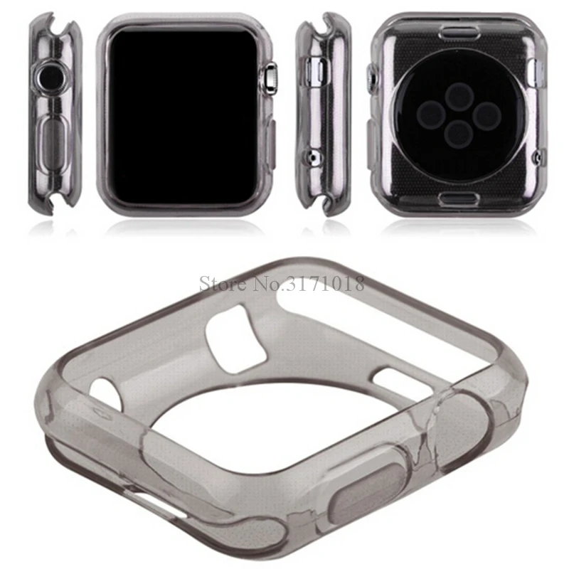 Transparent Cover for iWatch 4 44MM 40MM 38MM 42MM Silicone Ultra-thin Clear TPU Protector Case Apple Watch Series 5 3 2 1 | Наручные
