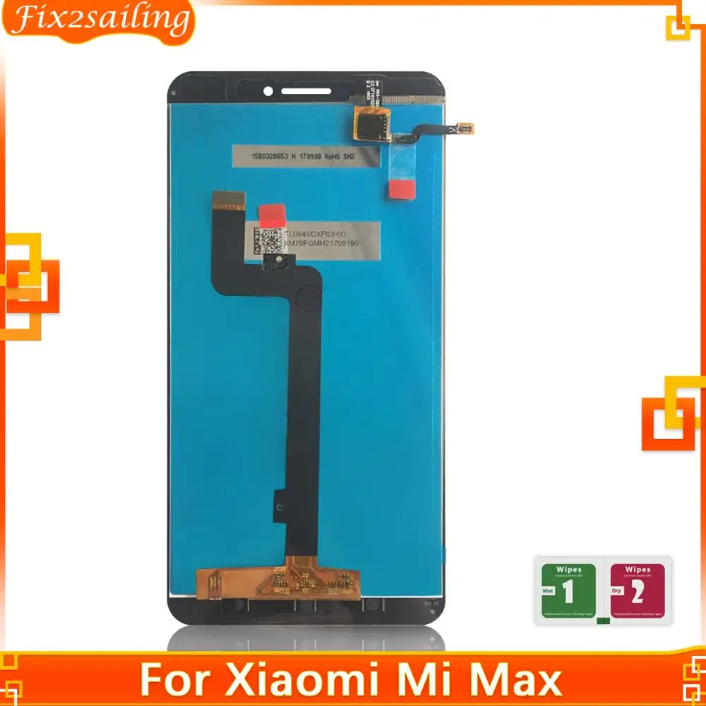 Для Xiaomi Mi Max LCD сенсорный экран дигитайзер с рамкой телефон сменный ЖК-экран