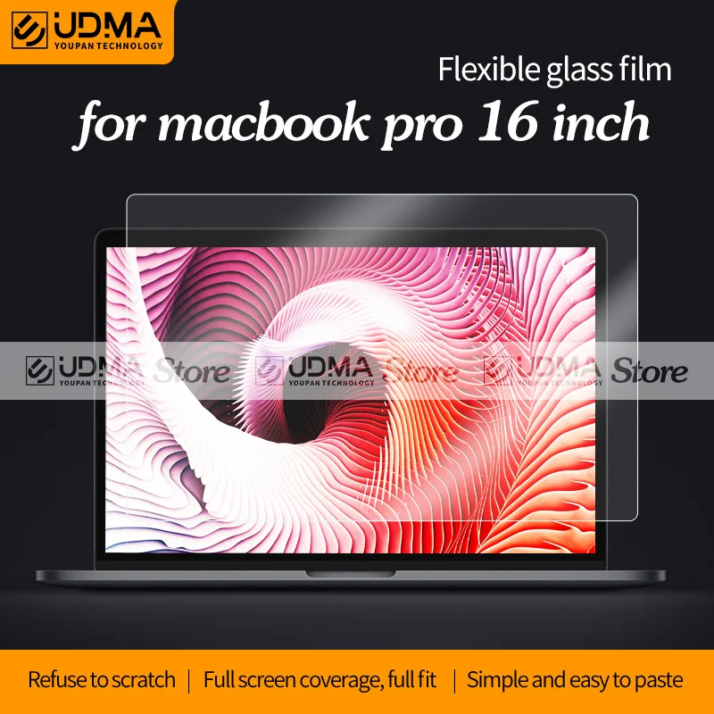 UDMA Macbook Pro Air 12 13 15 16 дюймов протектор экрана HD Гибкая стеклянная пленка для чипа M1